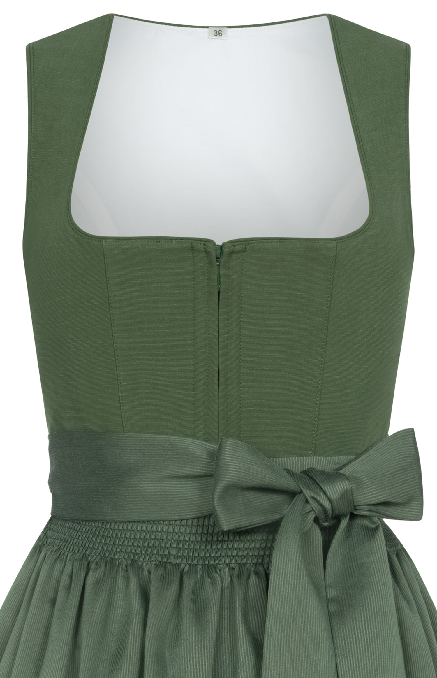 Midi Dirndl Rezi in Oliv von Nübler