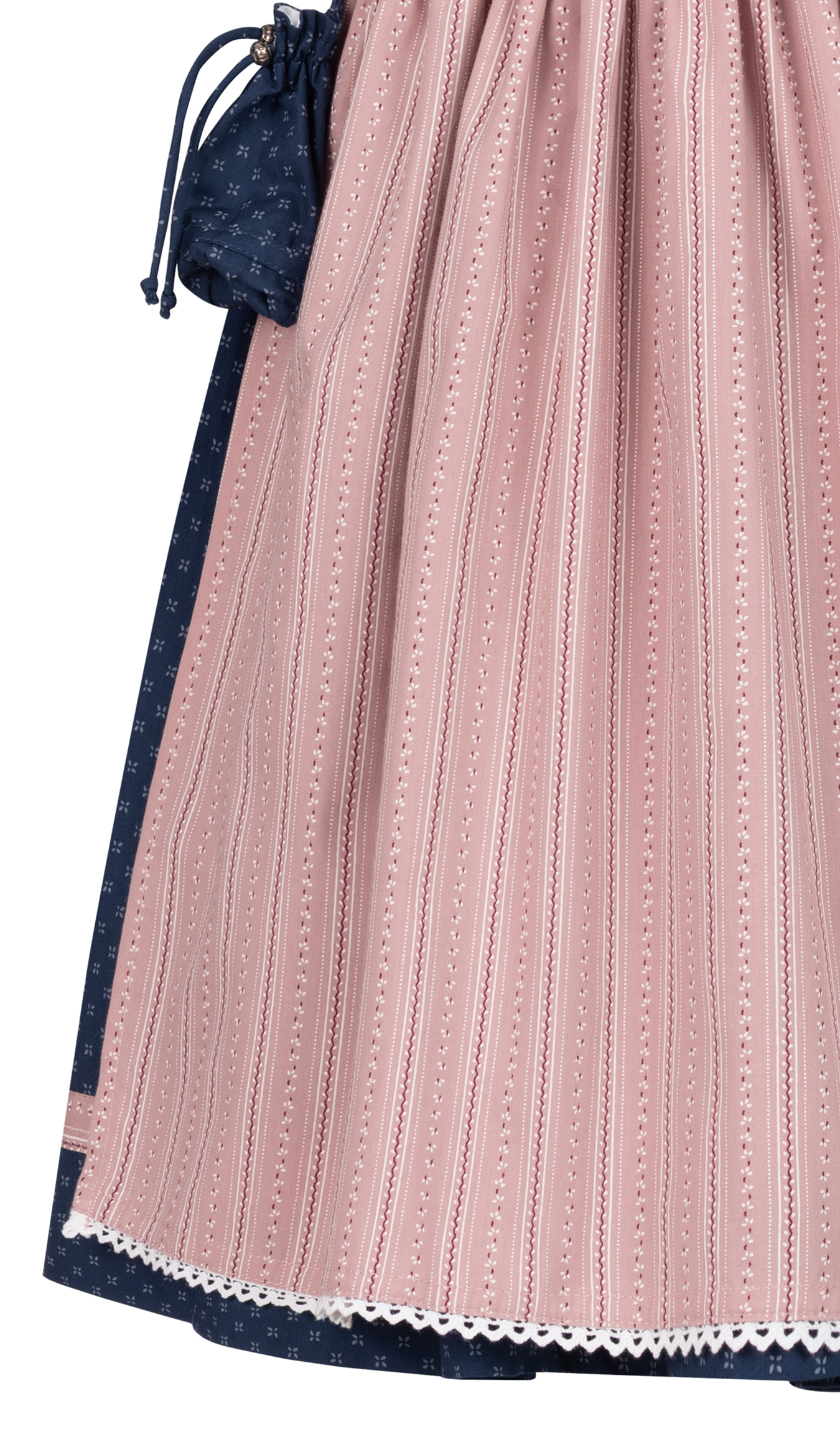 Kinderdirndl Nabila in Blau Rosa von Nübler