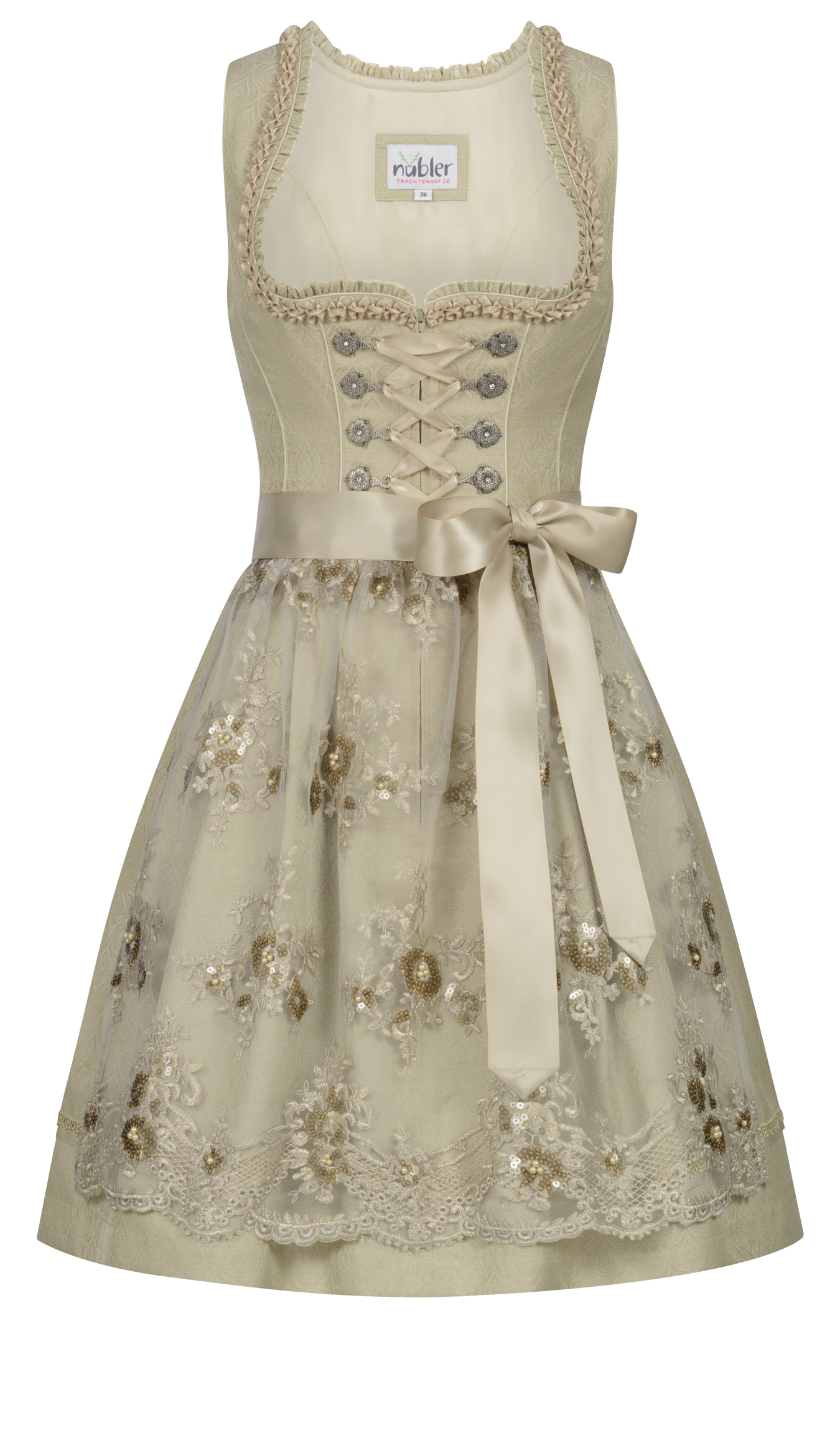 Mini Dirndl Gerhild in Kiwi von Nübler