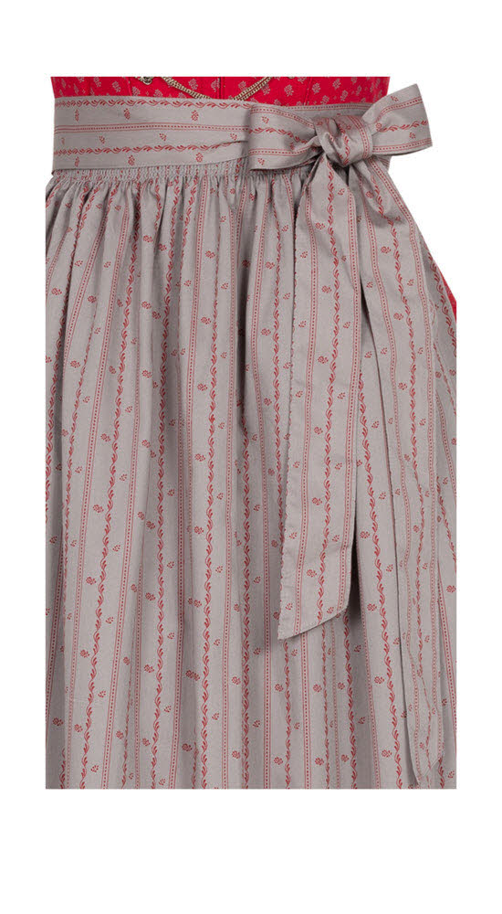 Langes Dirndl Thea in Rot von Nübler
