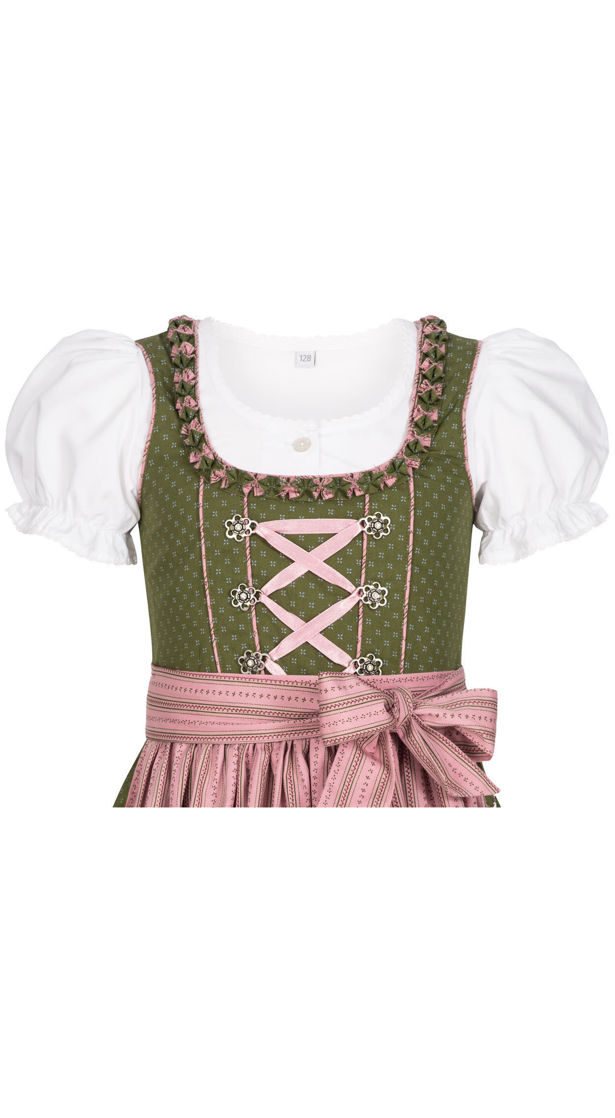 Kinderdirndl 3-teilig Nabilia in Grün von Nübler
