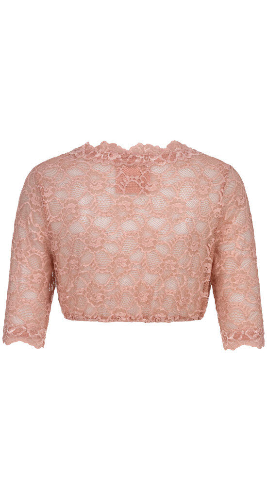 Dirndlbluse 3/4 Arm Laura in Rose von Nübler