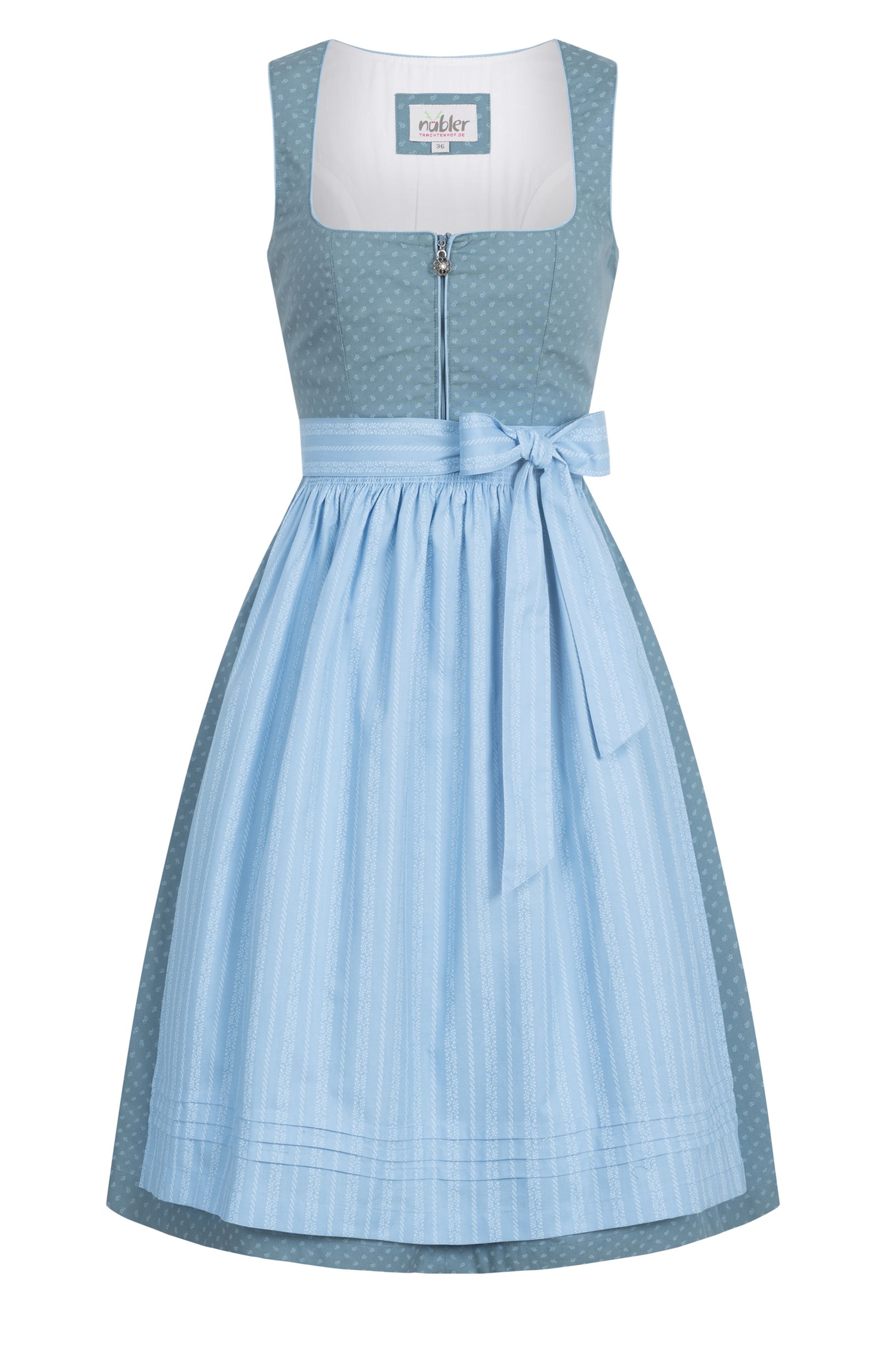 Midi Dirndl Waltraud in Petrol