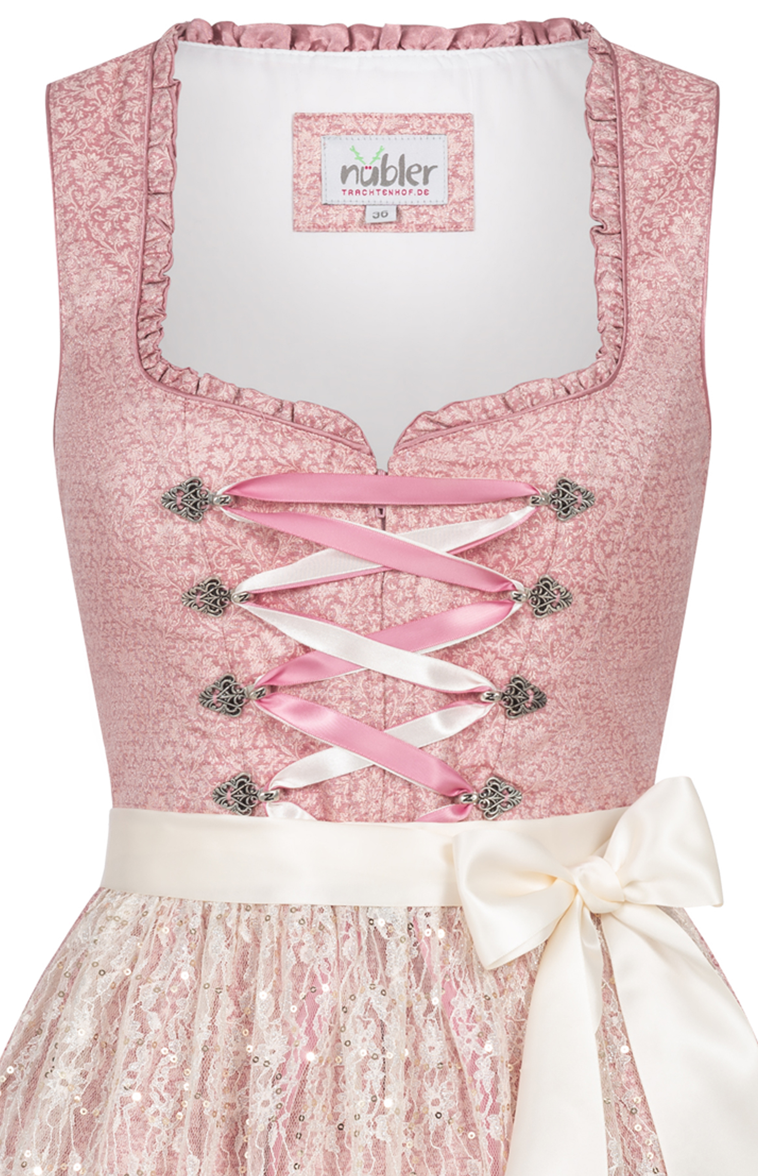 Midi Dirndl Greta in Rose von Nübler