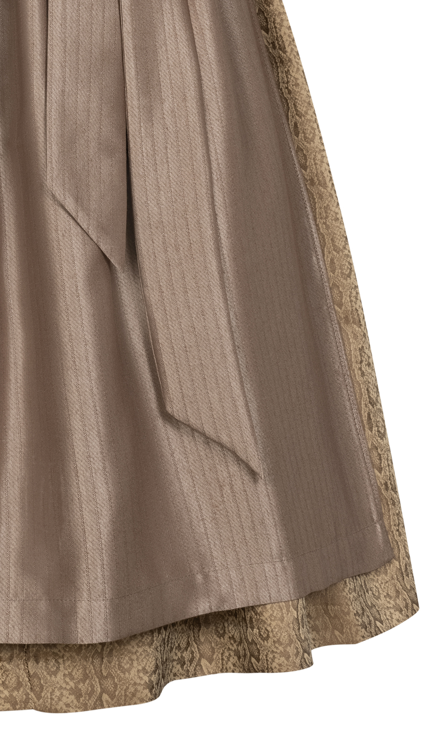 Midi-Dirndl Frieda in Goldbraun von Nübler