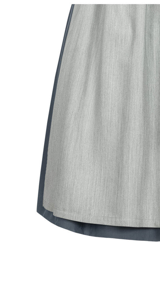 Midi Dirndl Edda in Blau von Nübler