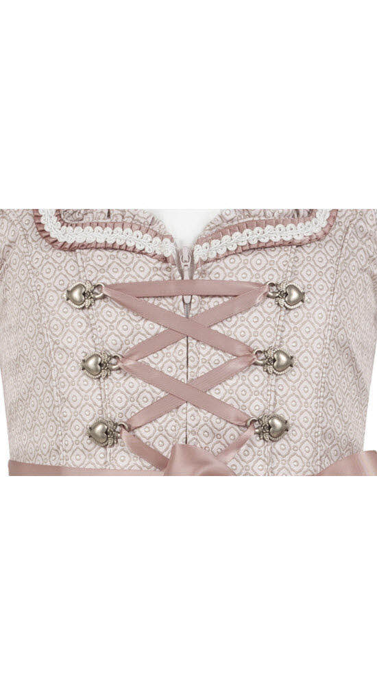 Kinderdirndl 3-teilig Stella in Taupe von Nübler