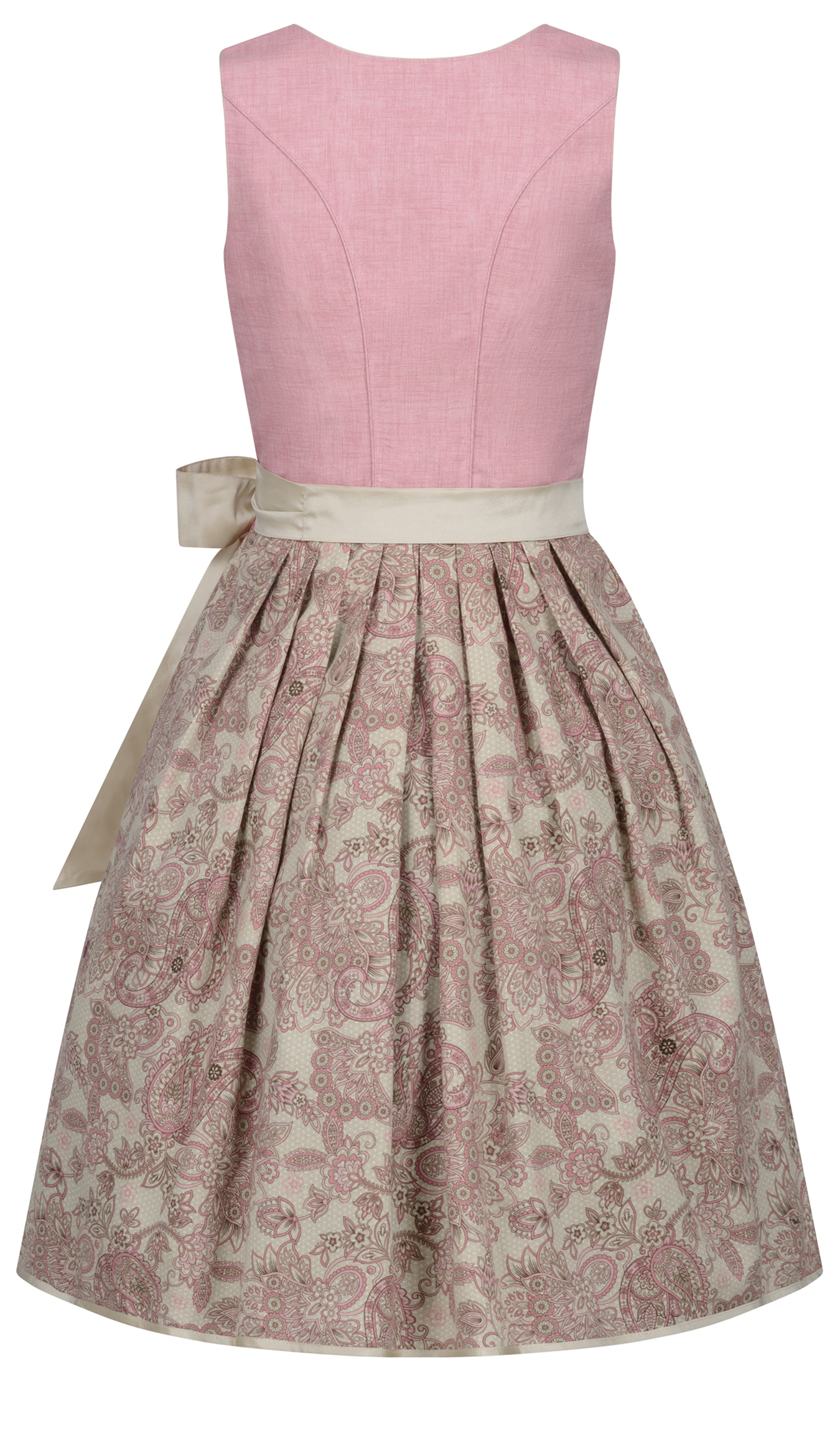 Mididirndl Gina in Rosa von Nübler