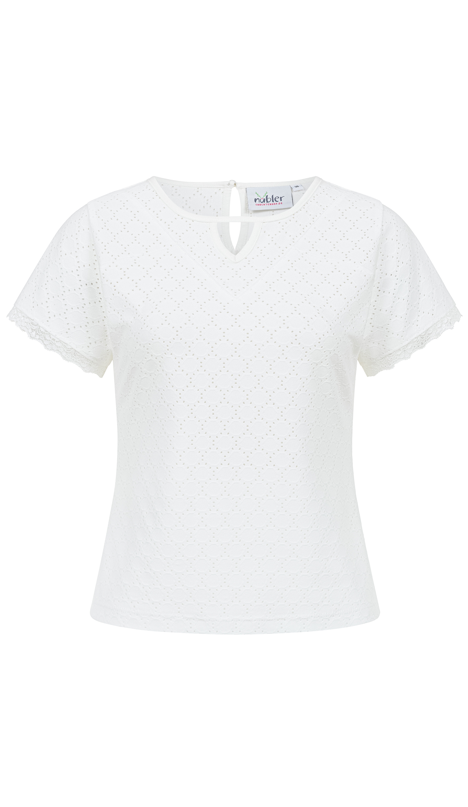Trachtenbluse Brigitte in Creme von Nübler
