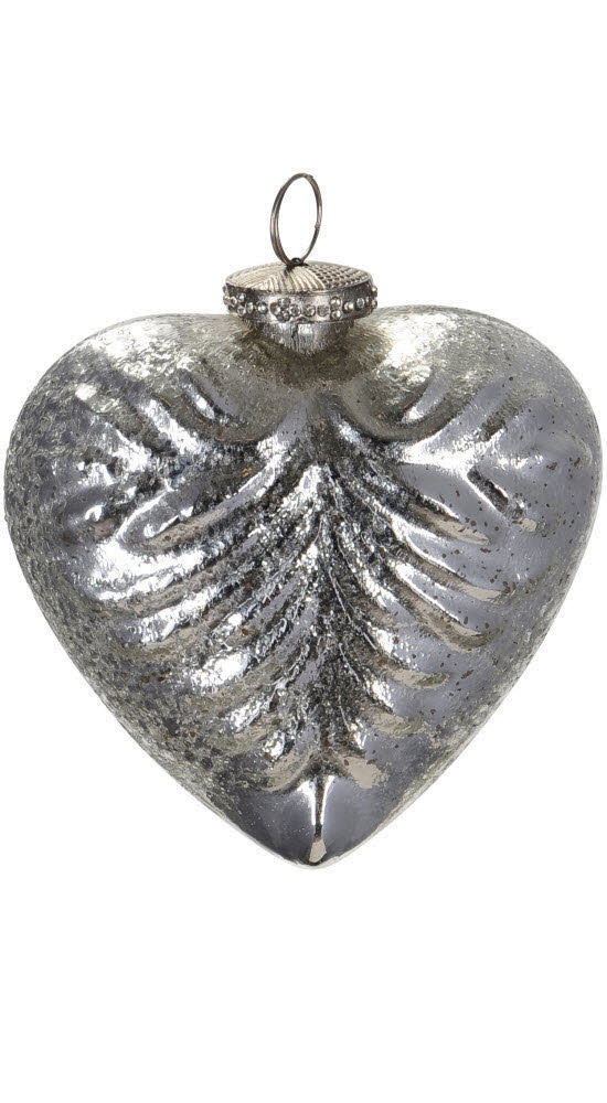 Herz-Aufhänger Groß in Silber von Posiwio