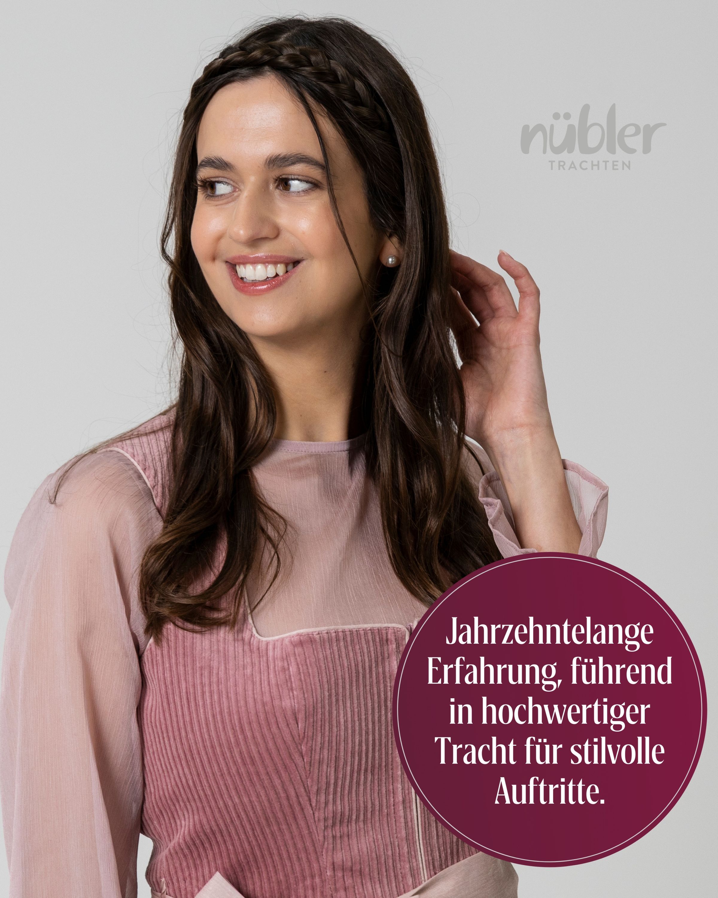 Mini Dirndl  Kim in Peach von Nübler