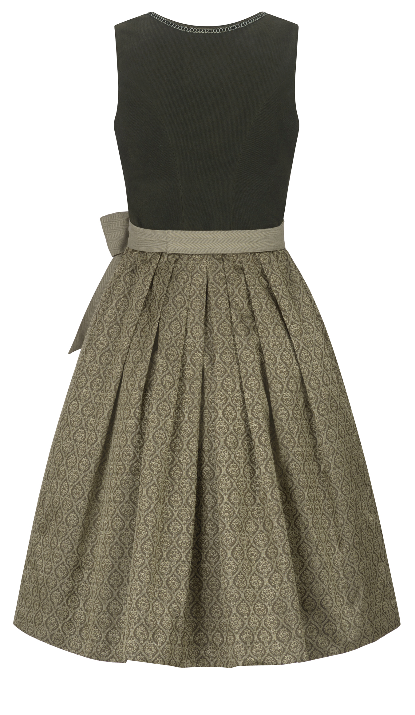 Midi Dirndl Feli in Dunkelgrün von Nübler