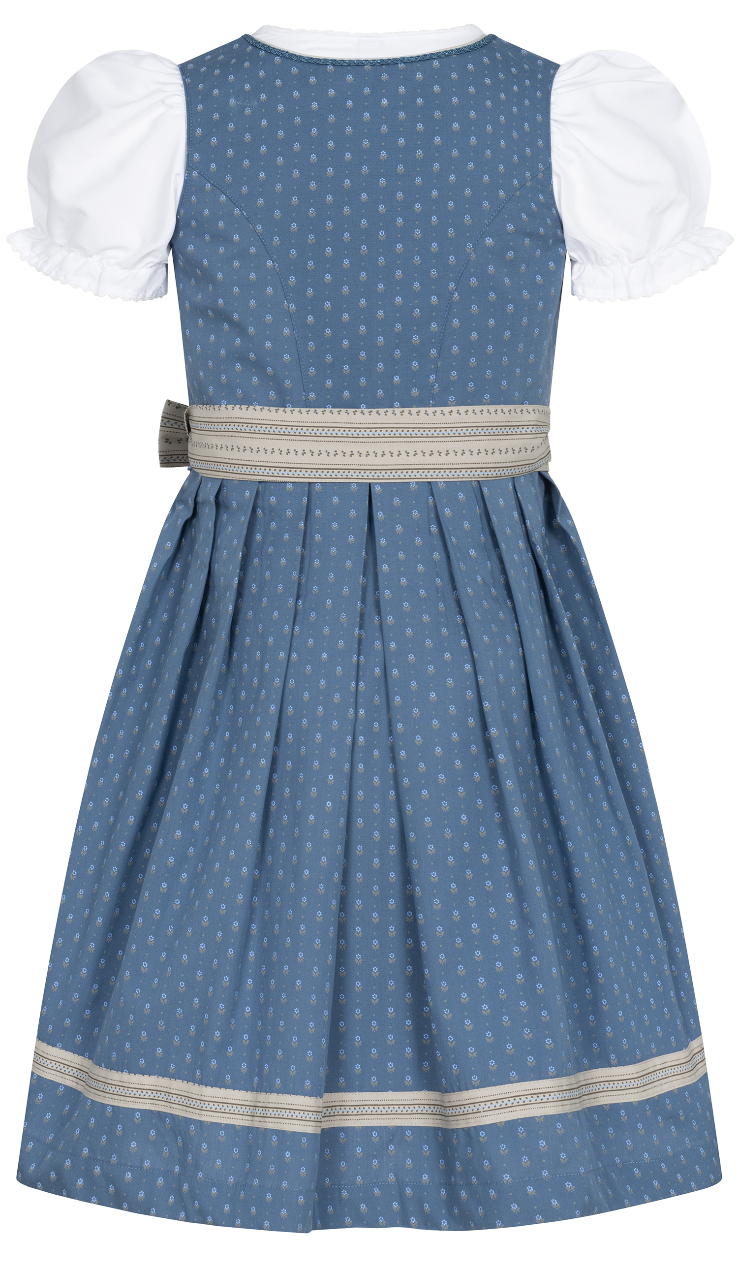 Kinderdirndl Felicitas in Rauchblau von Nübler