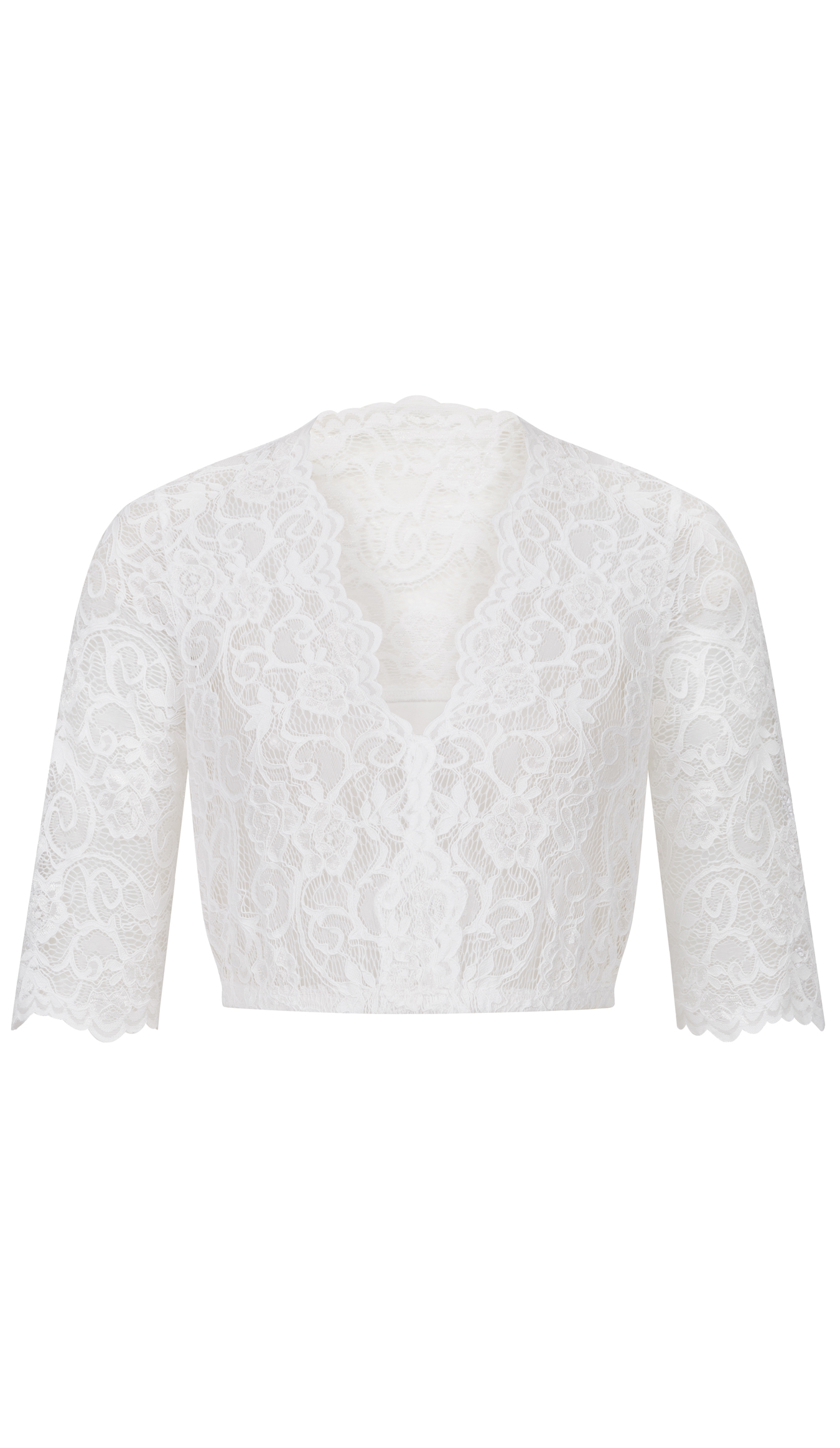 Dirndlbluse Gea in Weiß von Nübler