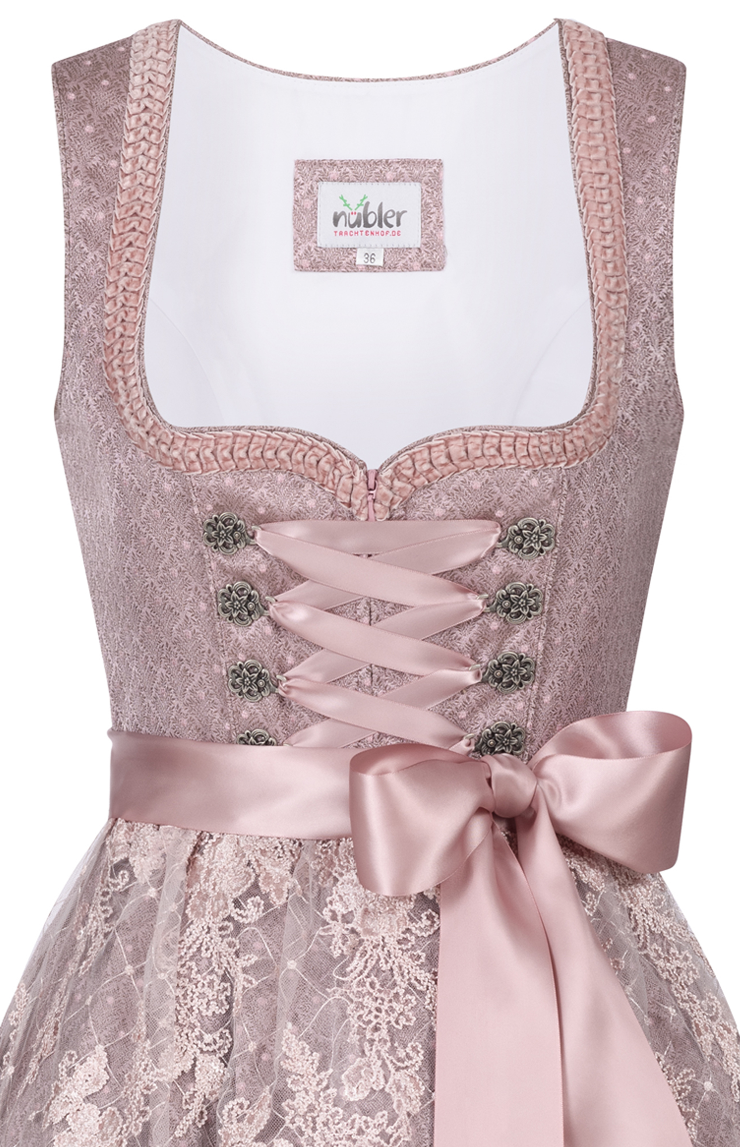 Mini Dirndl Gislinde in Rosa von Nübler