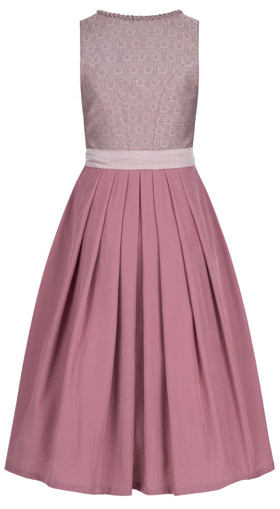 Dirndl lang Adele in Altrosa von Nübler