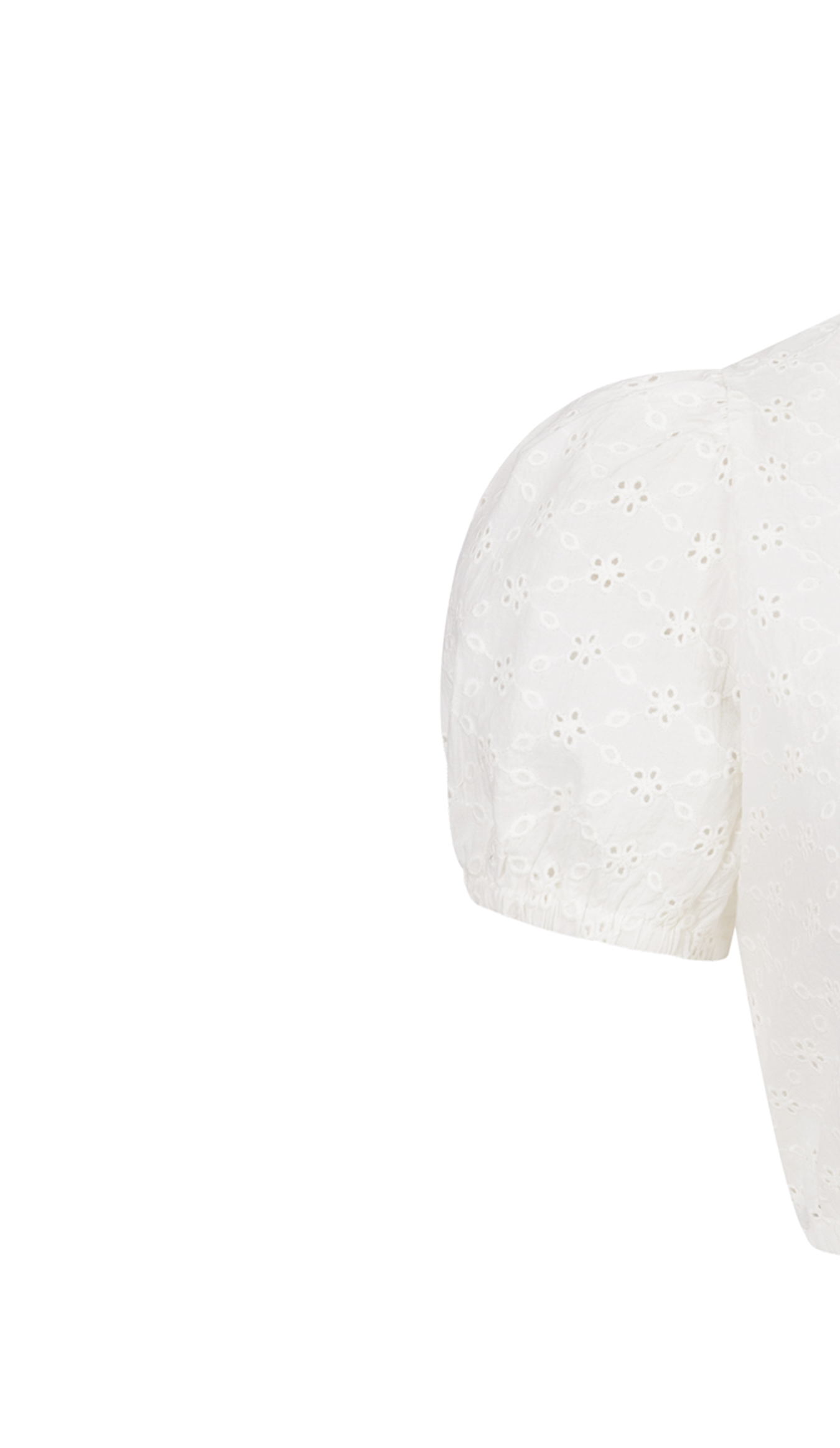 Dirndlbluse kurzarm Valentina in Creme von Nübler