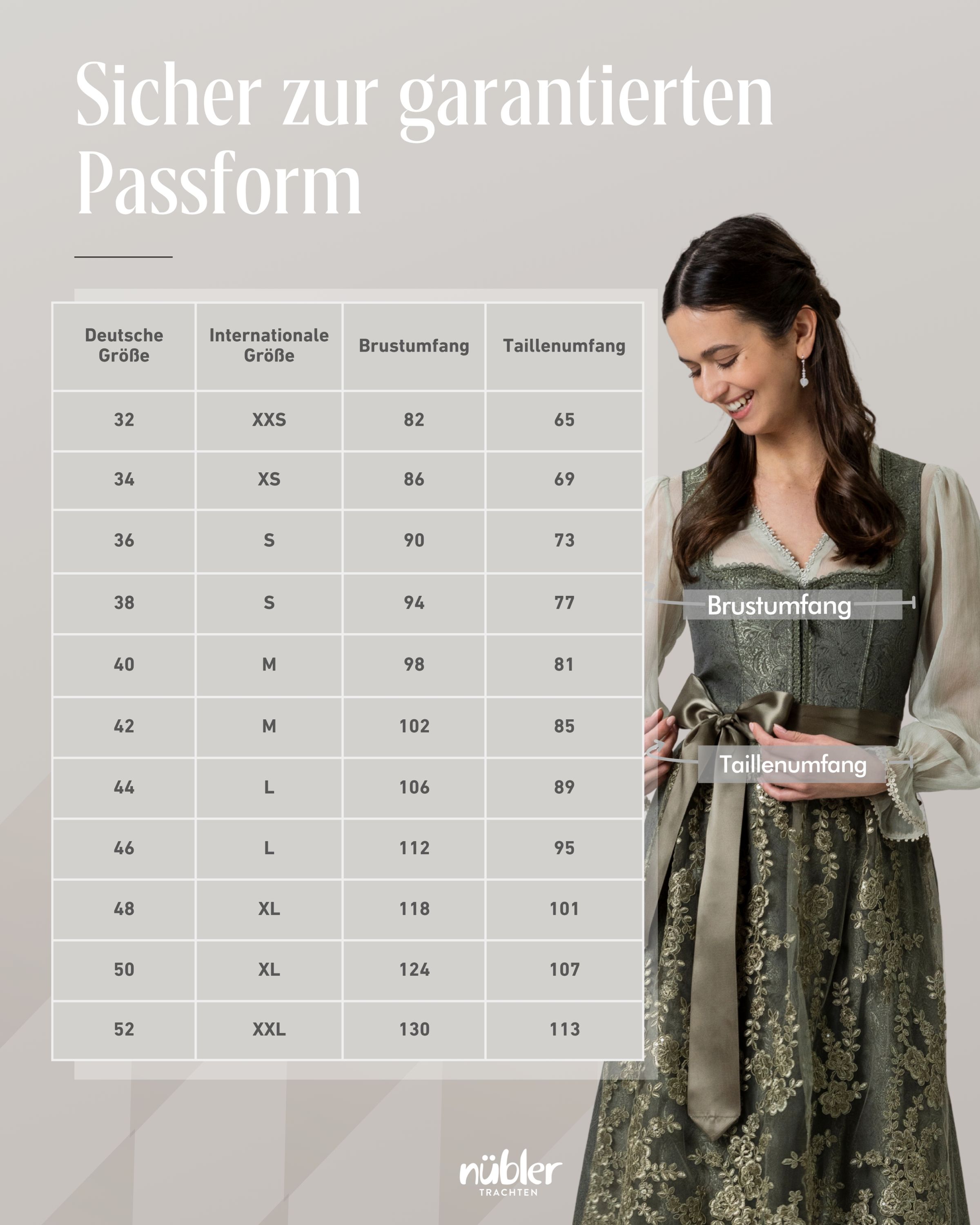 Midi Dirndl Fleurette in Olive