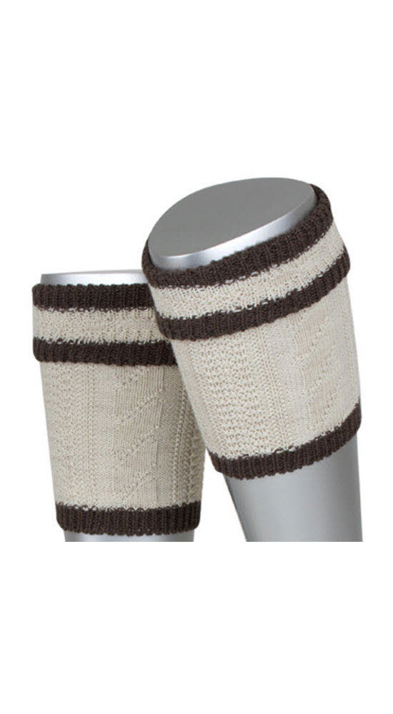 Lofer-Set kurz mit Socken in Natur-Braun von Dirks
