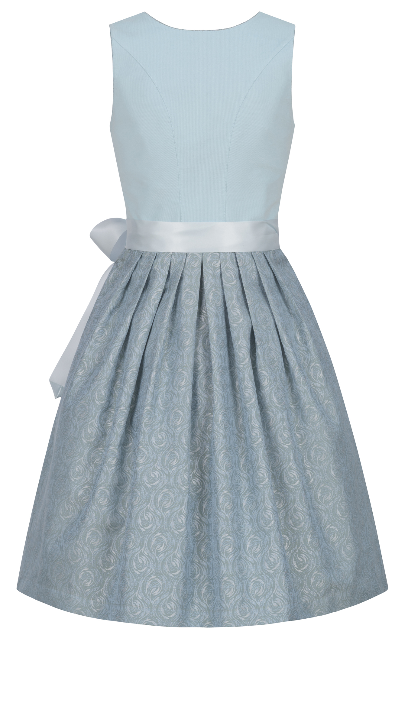 Mini Dirndl Garbine in Hellblau von Nübler