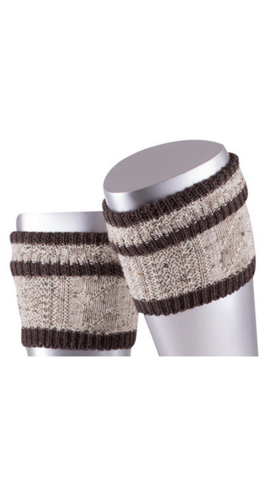 Loferl-Set kurz mit Socken in Natur-Braun von Dirks