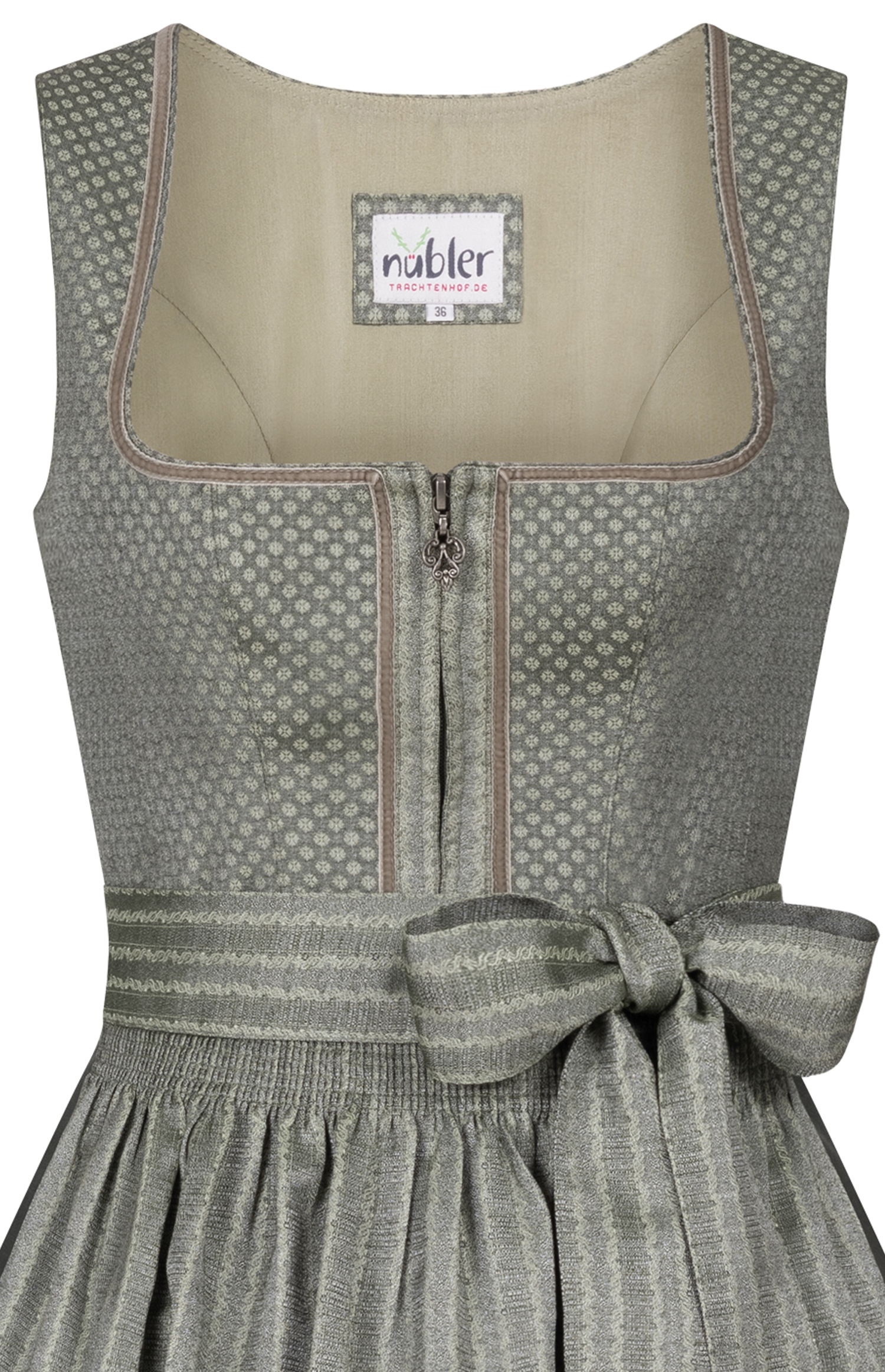 Dirndl Lang Gerda in Salbei von Nübler