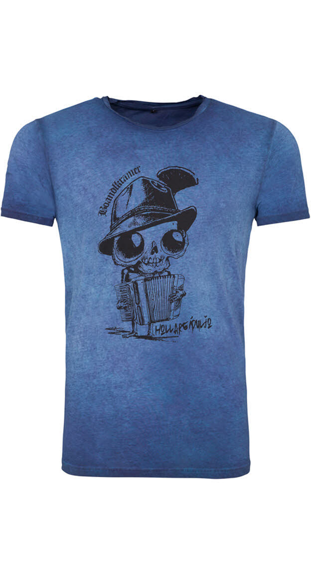 Kinder-T-Shirt Kurzarm Madalo in Blau von hangOwear