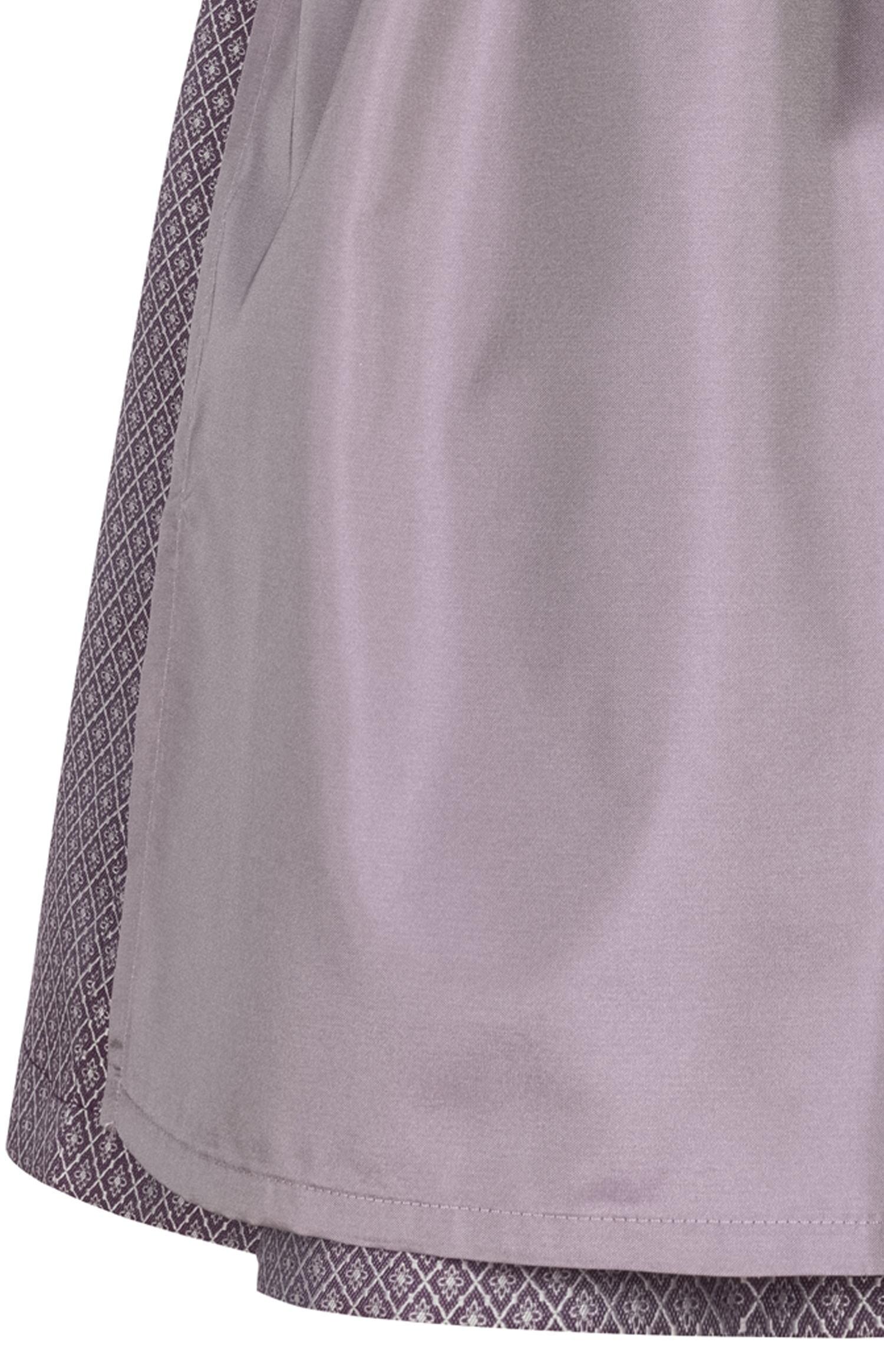 Kinderdirndl Gavrila in Aubergine, 3-teiliges Set