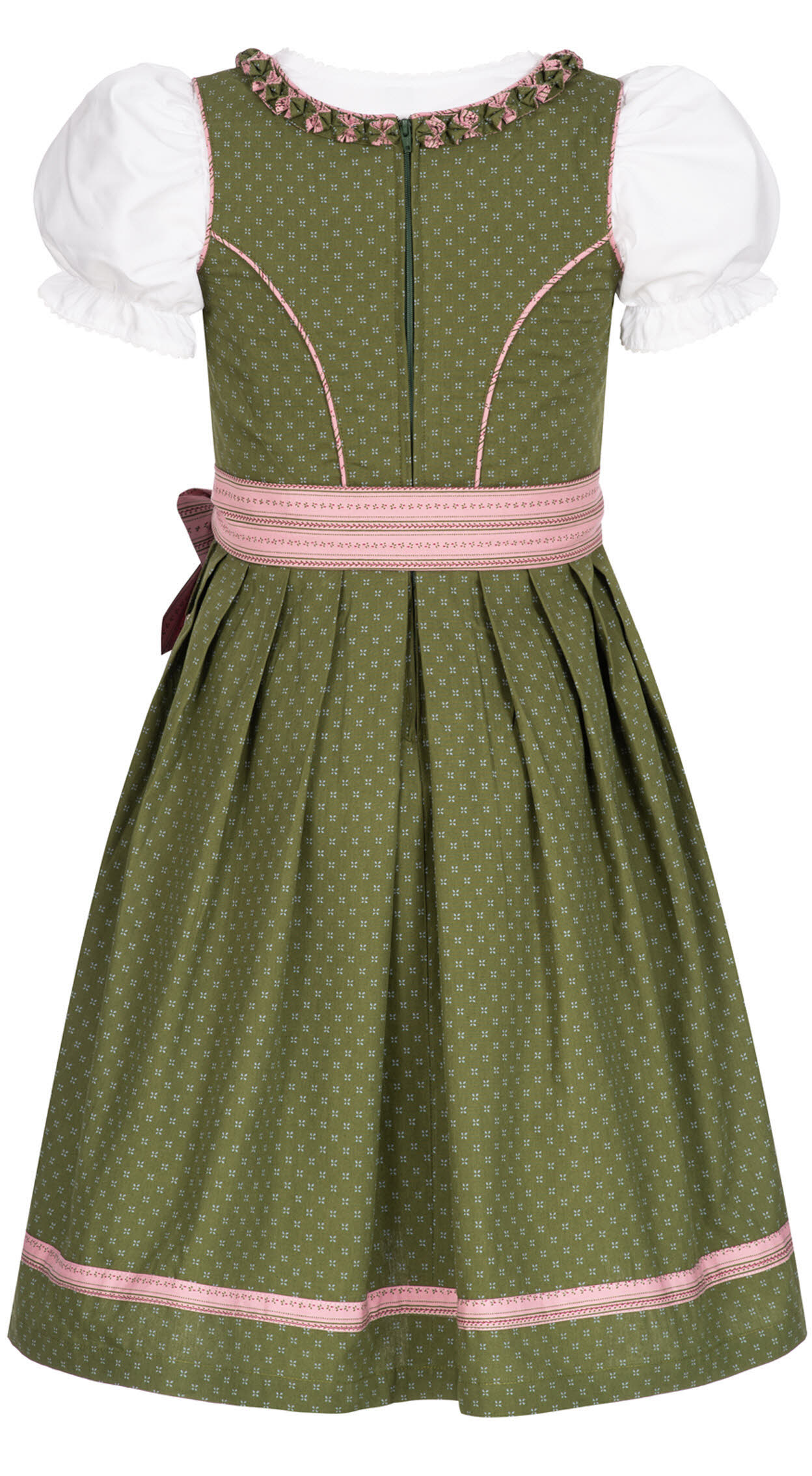 Kinderdirndl 3-teilig Nabilia in Grün von Nübler