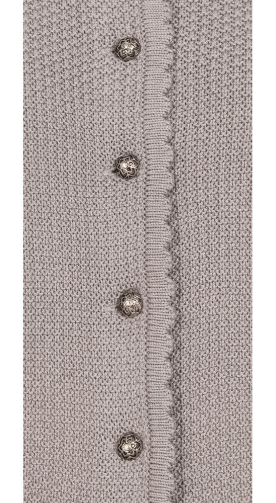 Strickjacke Langarm Yvonne in Silber von Nübler