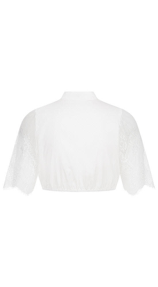 Dirndlbluse kurzarm Emma in Creme von Nübler