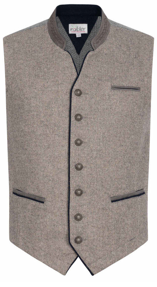 Trachtengilet Bert in Beige von Nübler Trachtengilet Bert in Beige von Nübler