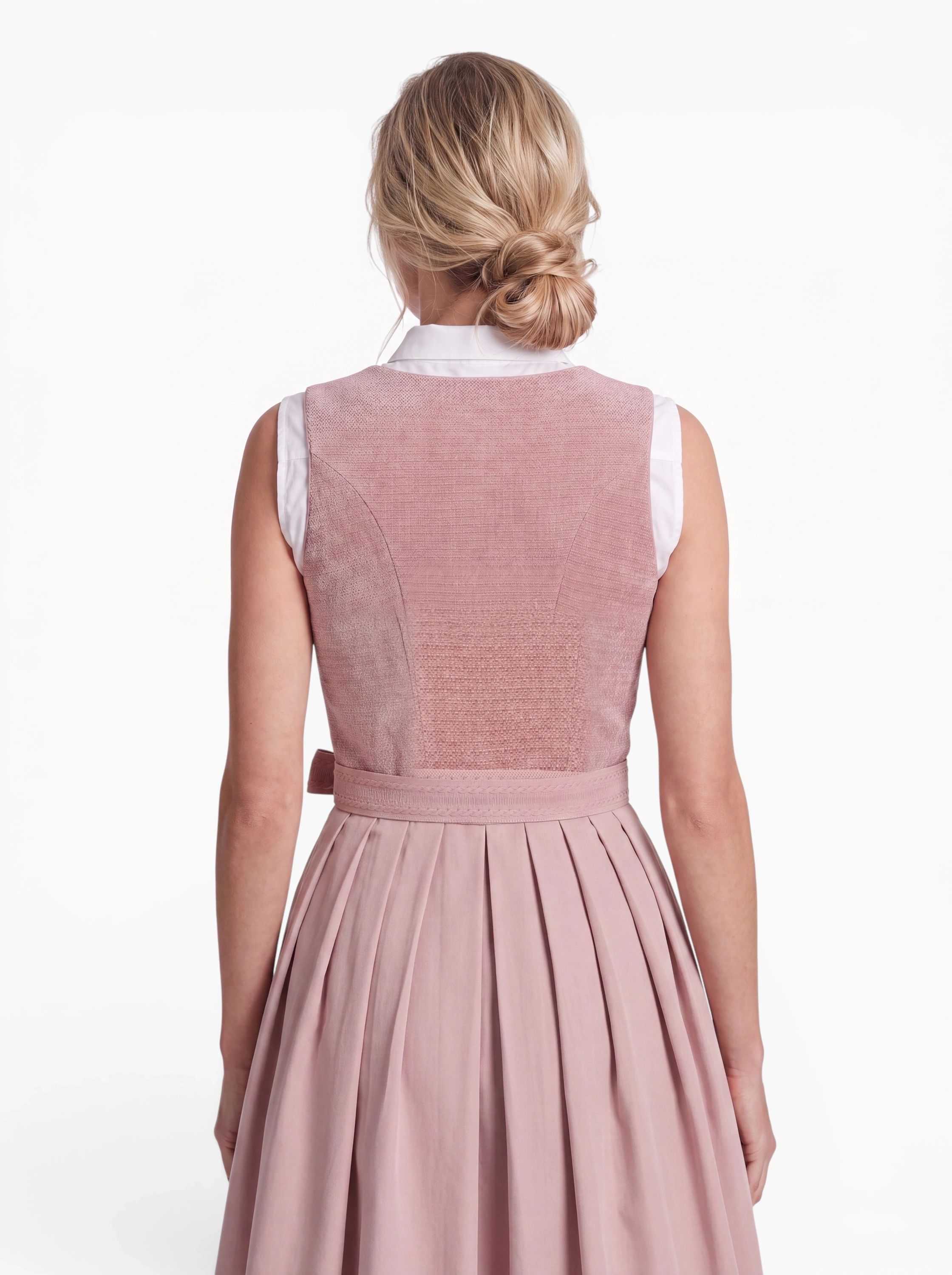 Mididirndl Kayla in Puderrosa von Nübler