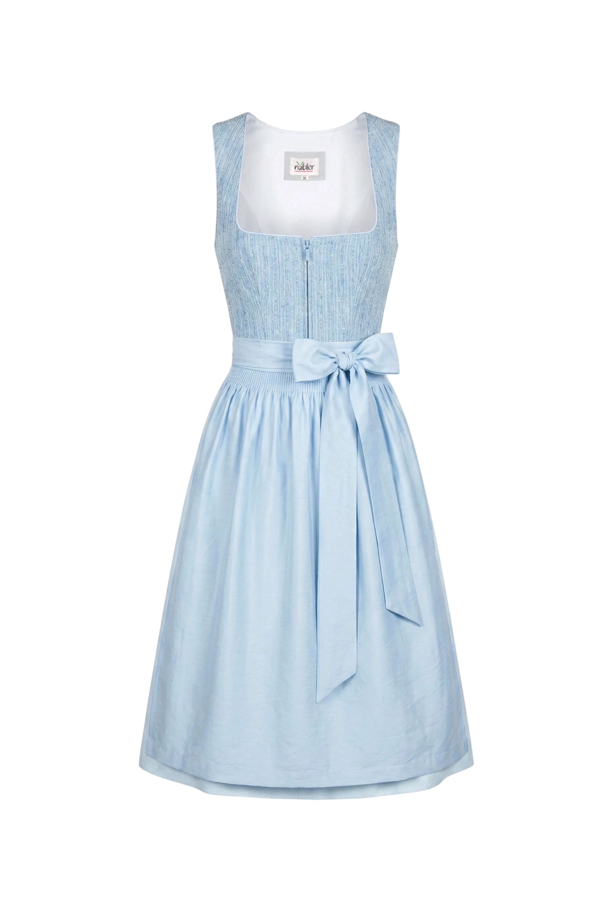 Mididirndl Katherina in Hellblau