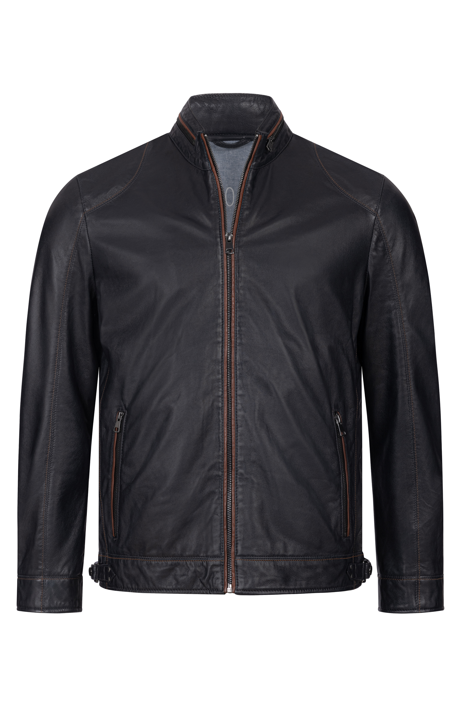 Lederjacke Valentin in Navy von Maddox Lederjacke Valentin in Navy von Maddox