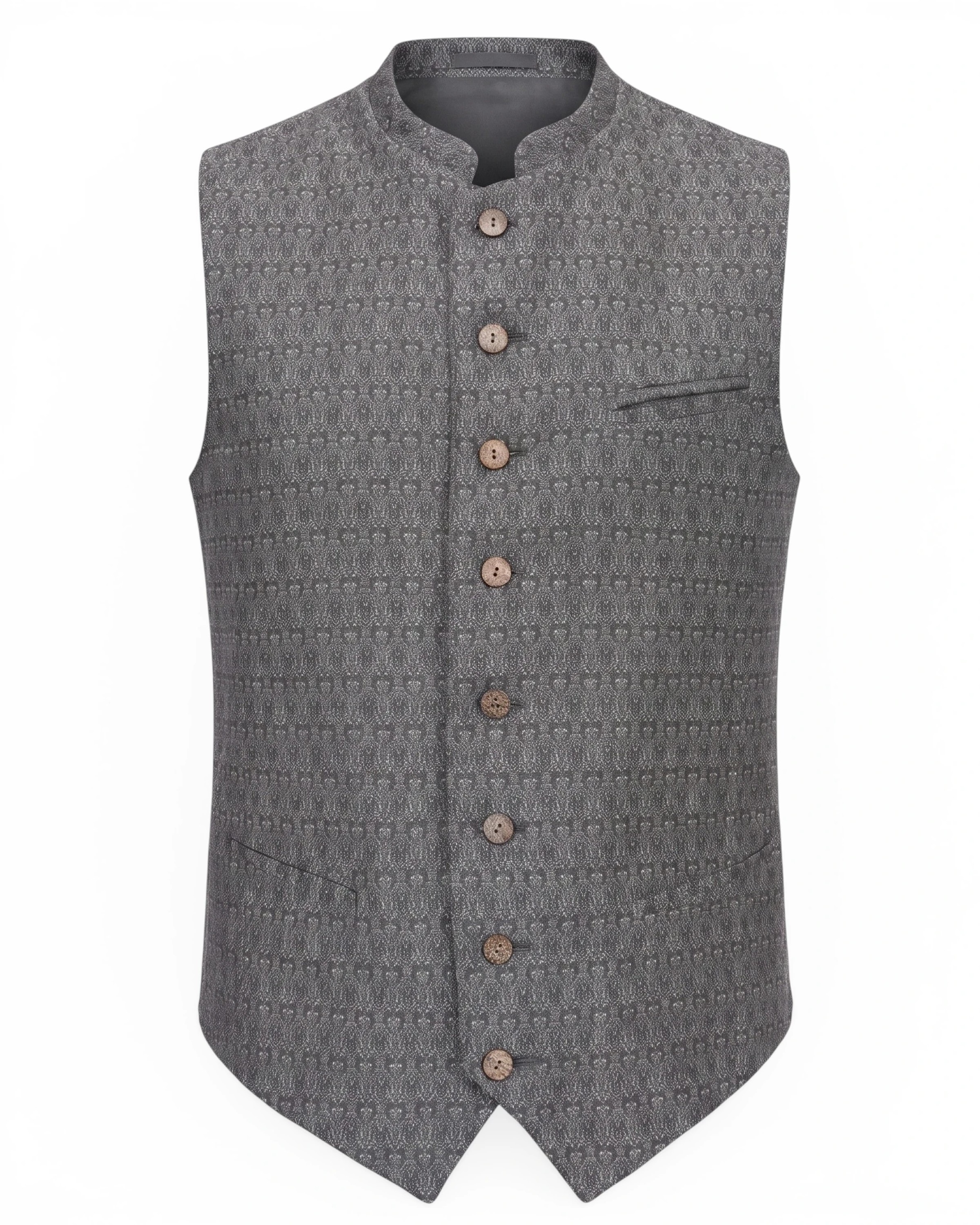 Gilet Marius in Mahagoni