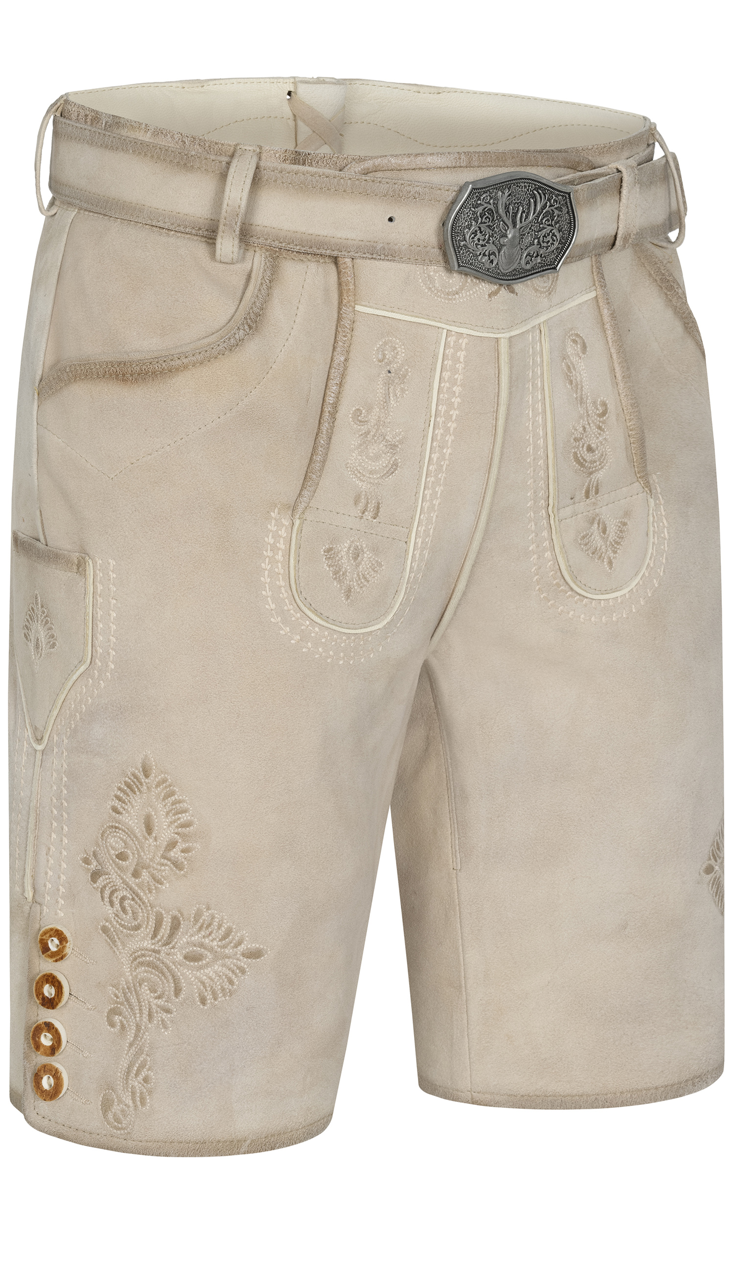 Lederhose kurz Bastian in Stein von Nübler