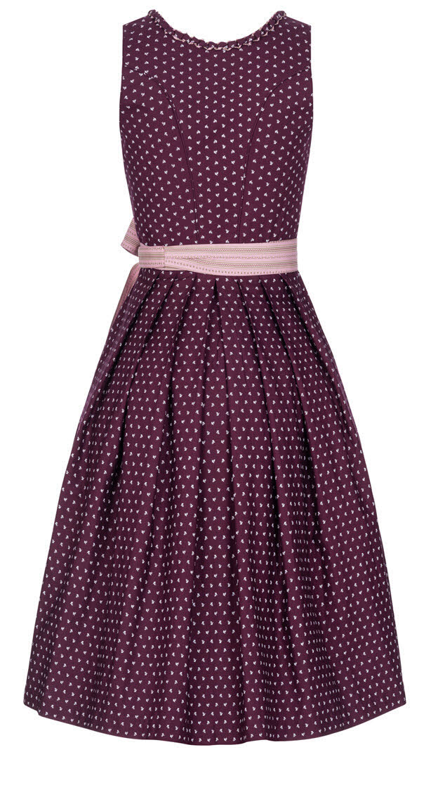 Midi Dirndl Thea in Weinrot von Nübler