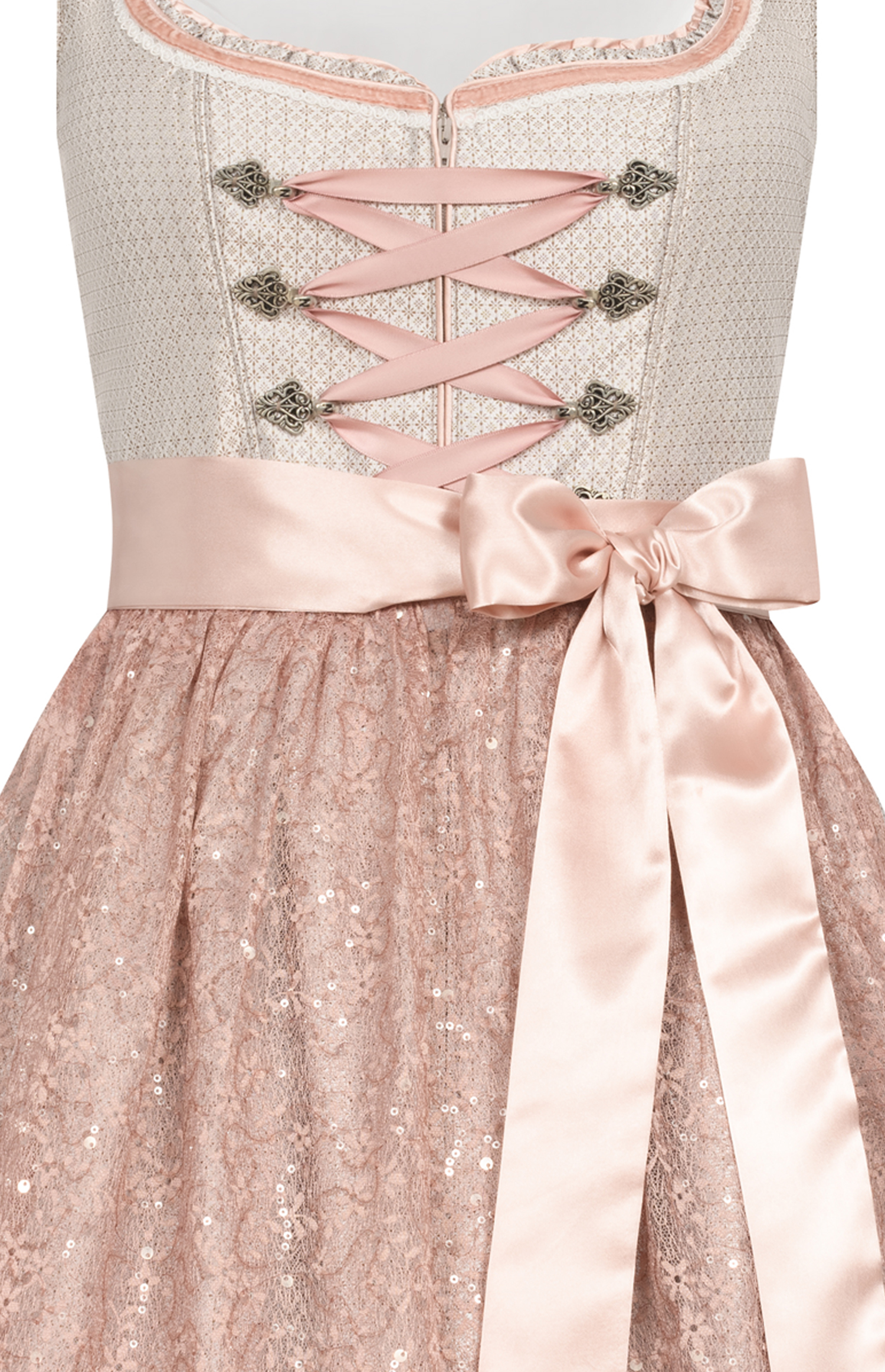 Mini Dirndl Lina in Taupe von Nübler