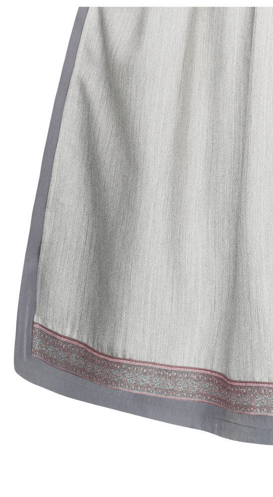 Dirndl lang Ellen in Silber von Nübler