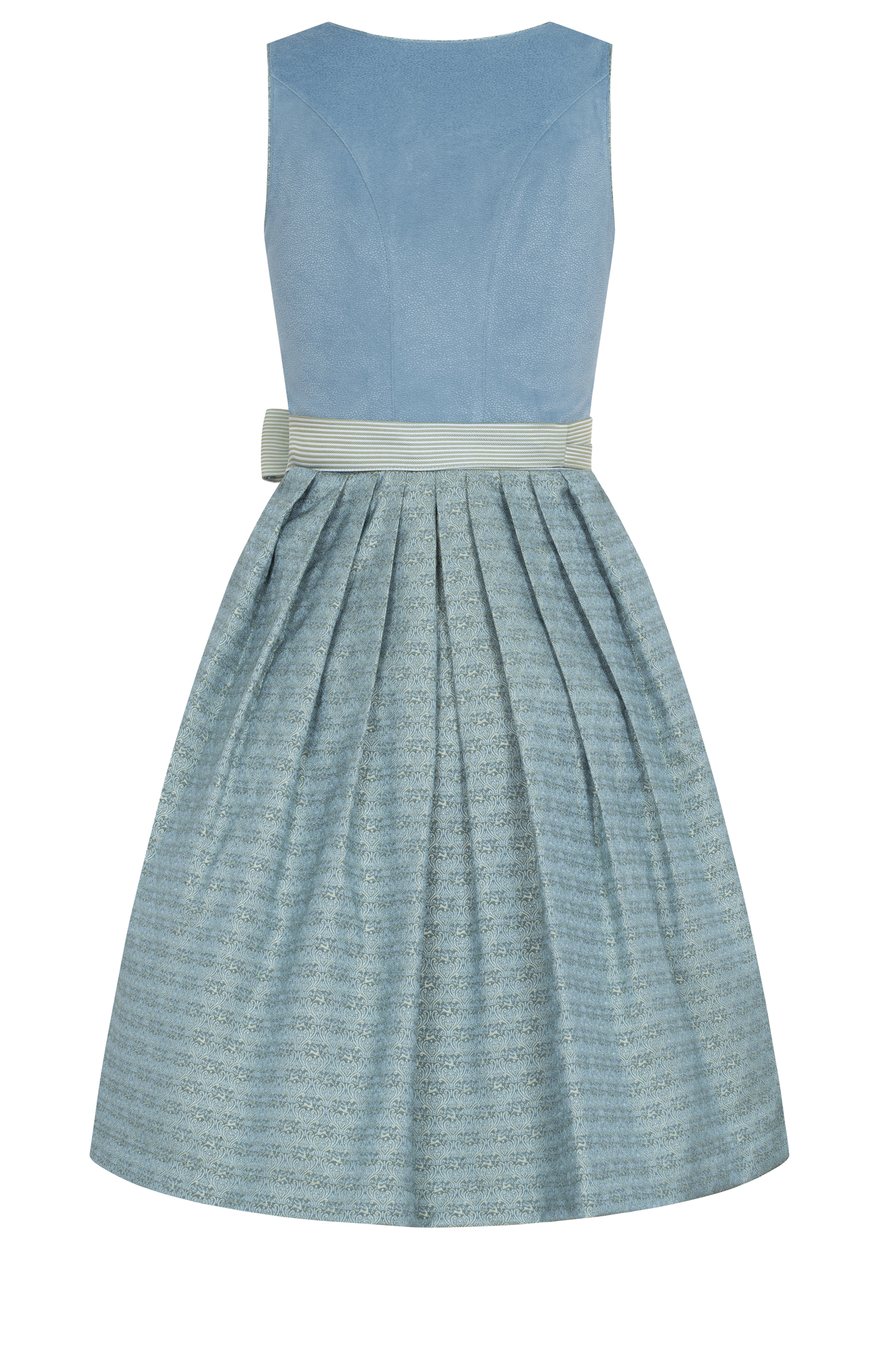 Mini Dirndl Ganja in Rauchblau von Nübler