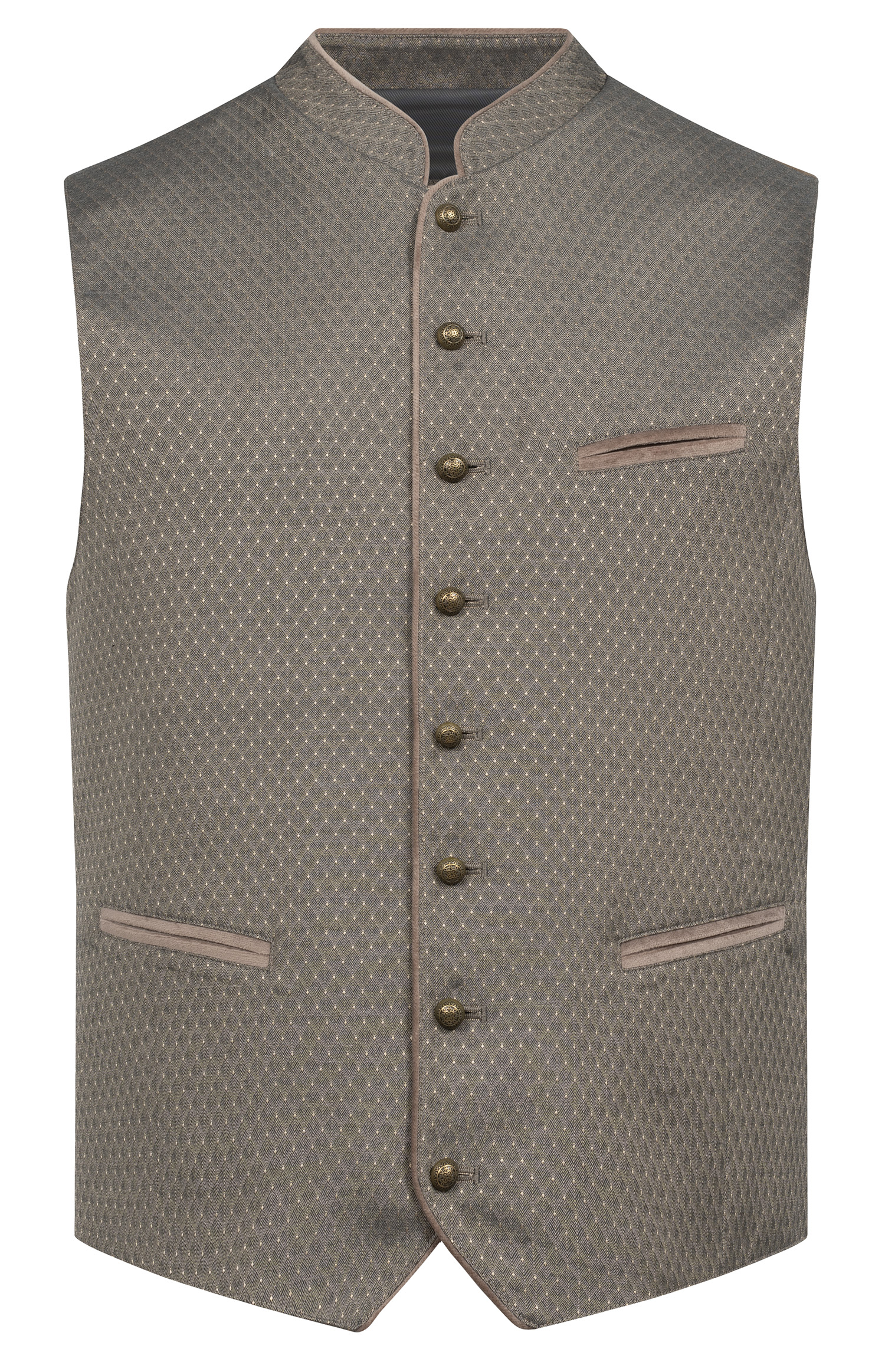 Trachtenweste Karlos in Taupe von Nübler