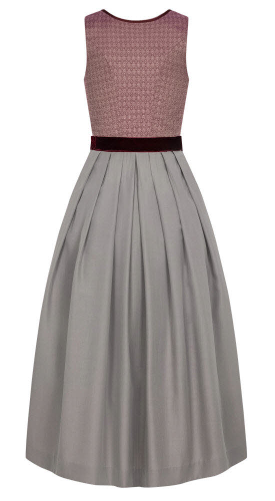 Dirndl lang Edda in Beere von Nübler