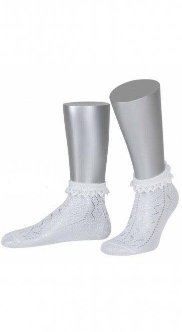 Damen Socken Vera in Weiß von Dirks