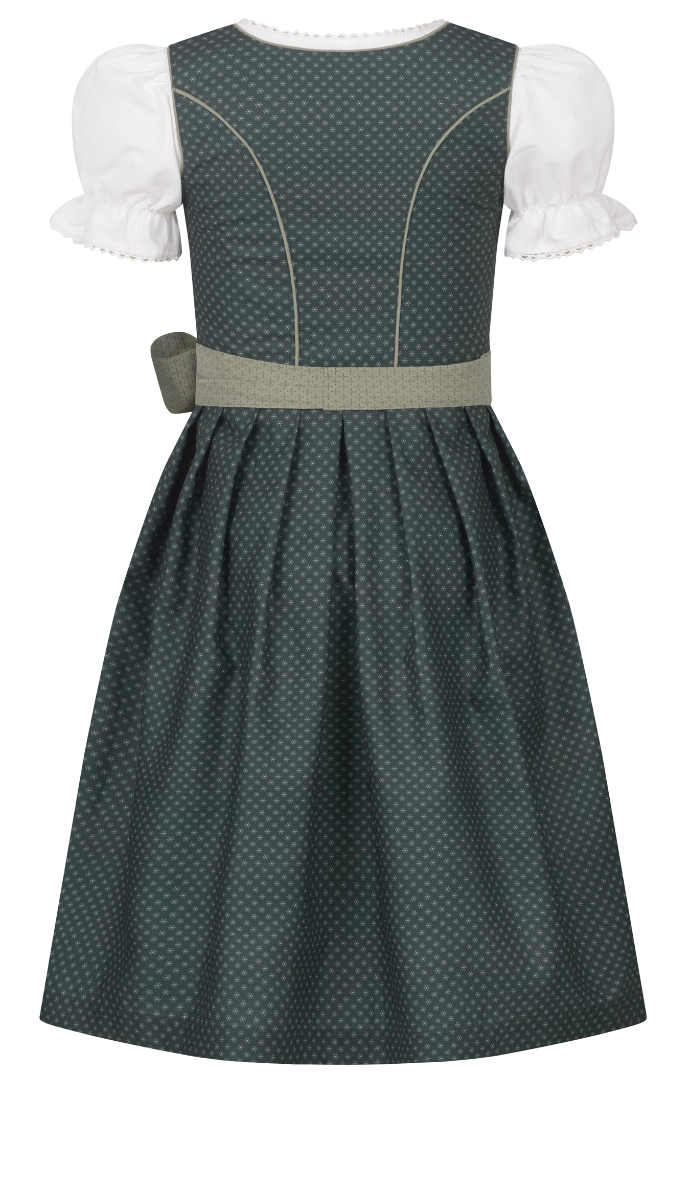 Kinderdirndl Petra in Grün von Nübler
