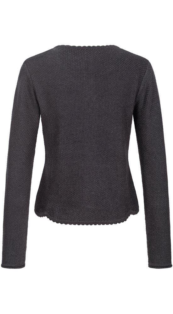 Strickjacke Langarm Yvonne in Anthrazit von Nübler