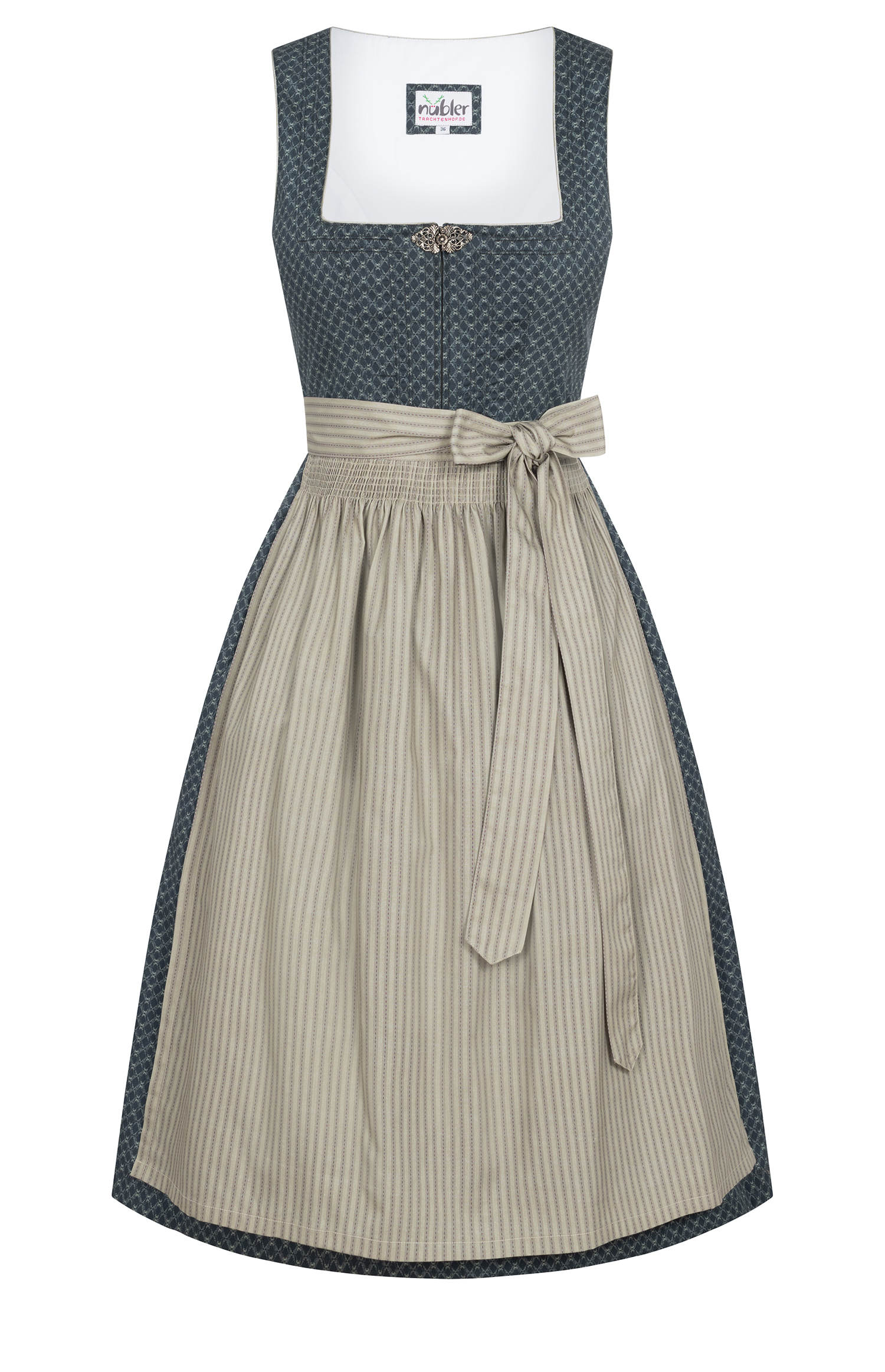 Midi Dirndl Emily in Jägergrün von Nübler