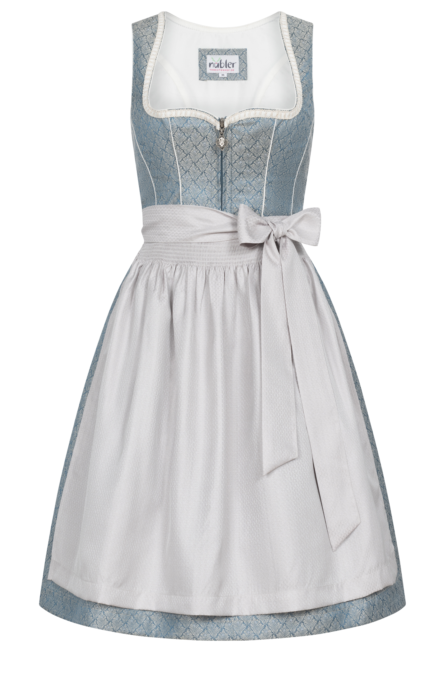 Midi Dirndl Georgina in Petrol von Nübler
