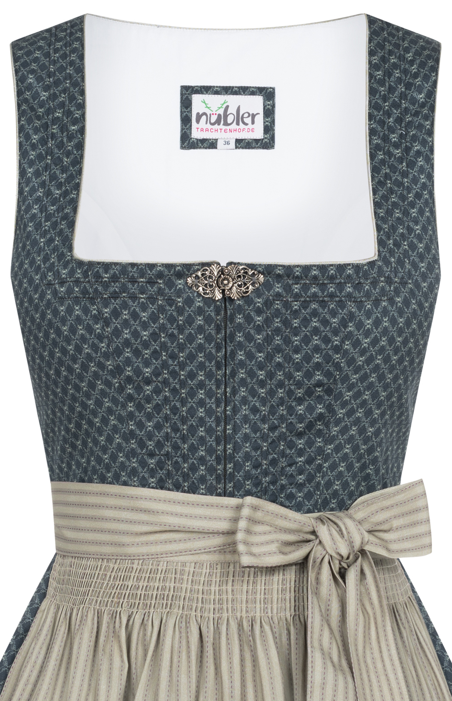 Midi Dirndl Emily in Jägergrün von Nübler