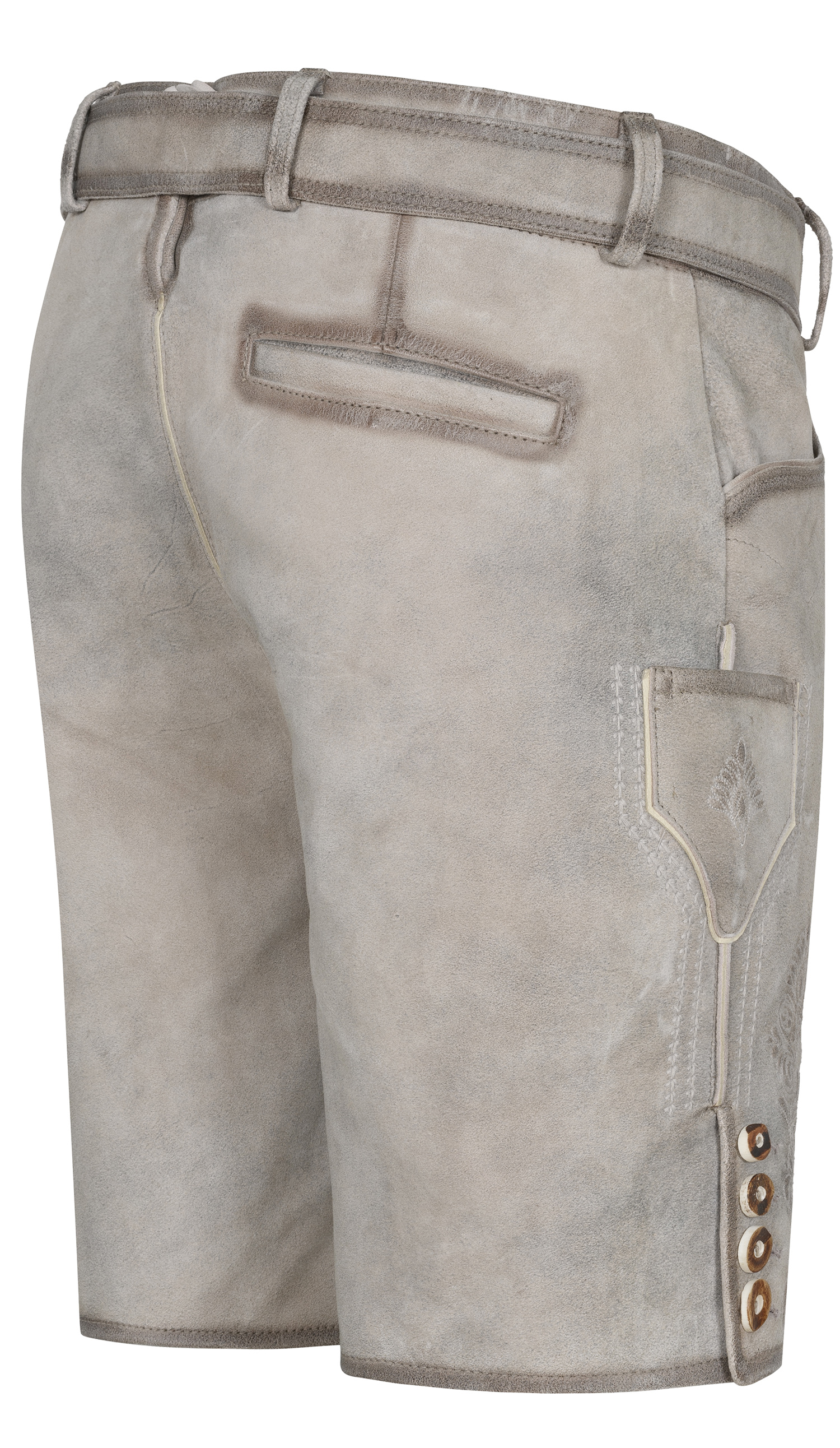 Lederhose kurz Benedikt in Schnee von Nübler